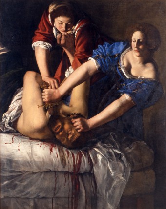 'Judit y Holofernes' de Artemisia Gentileschi (1613). M. N. di Capodimonte, Nápoles